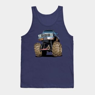 Cartoon Monster Truck Tank Top